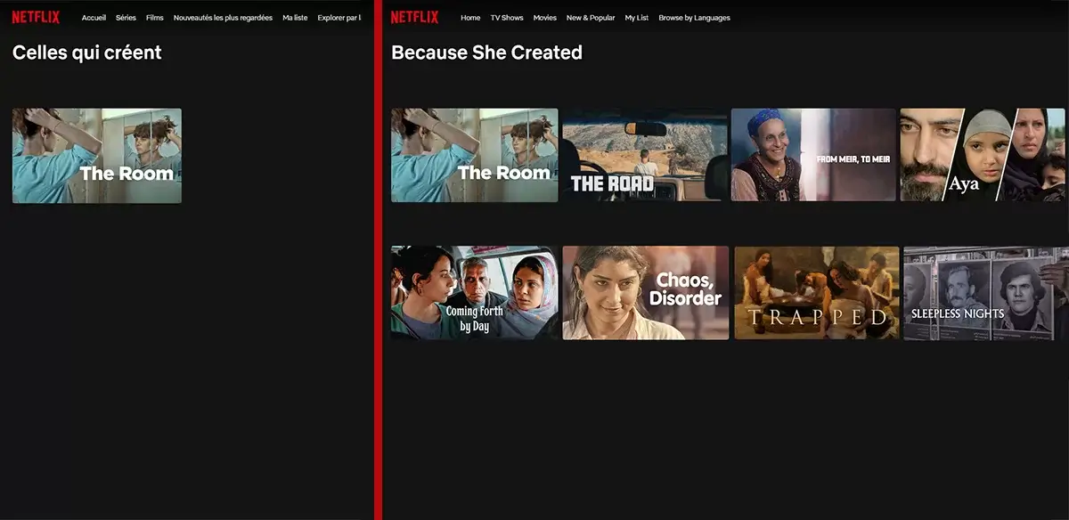 Filmy arabskie dostępne w serwisie Netflix we Francji a inne regiony