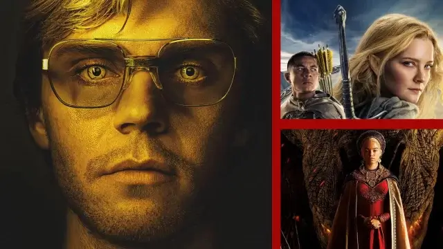 dahmer vs rings of power and house of the dragon