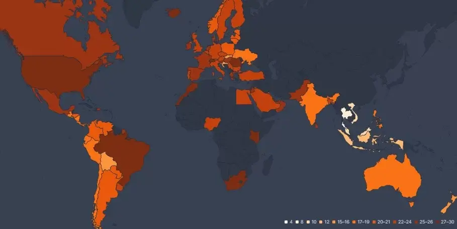 datos del mapa de flixpatrol para el novato de netflix