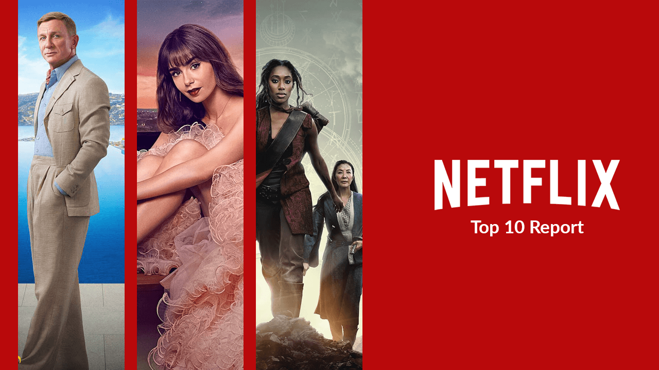 Netflix Top Report Glass Onion Emily In Paris The Witcher Blood Origin