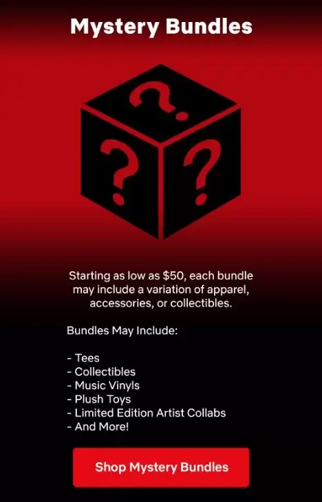 Mystery Bundle Netflix Shop Mystery Bundle Netflix Shop