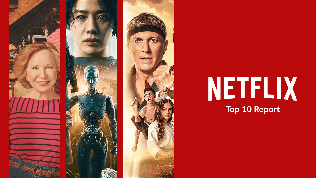 Los 10 mejores informes de Netflix del 25 de enero de 2023 que muestran a Jung y Cobra Kai en los 90