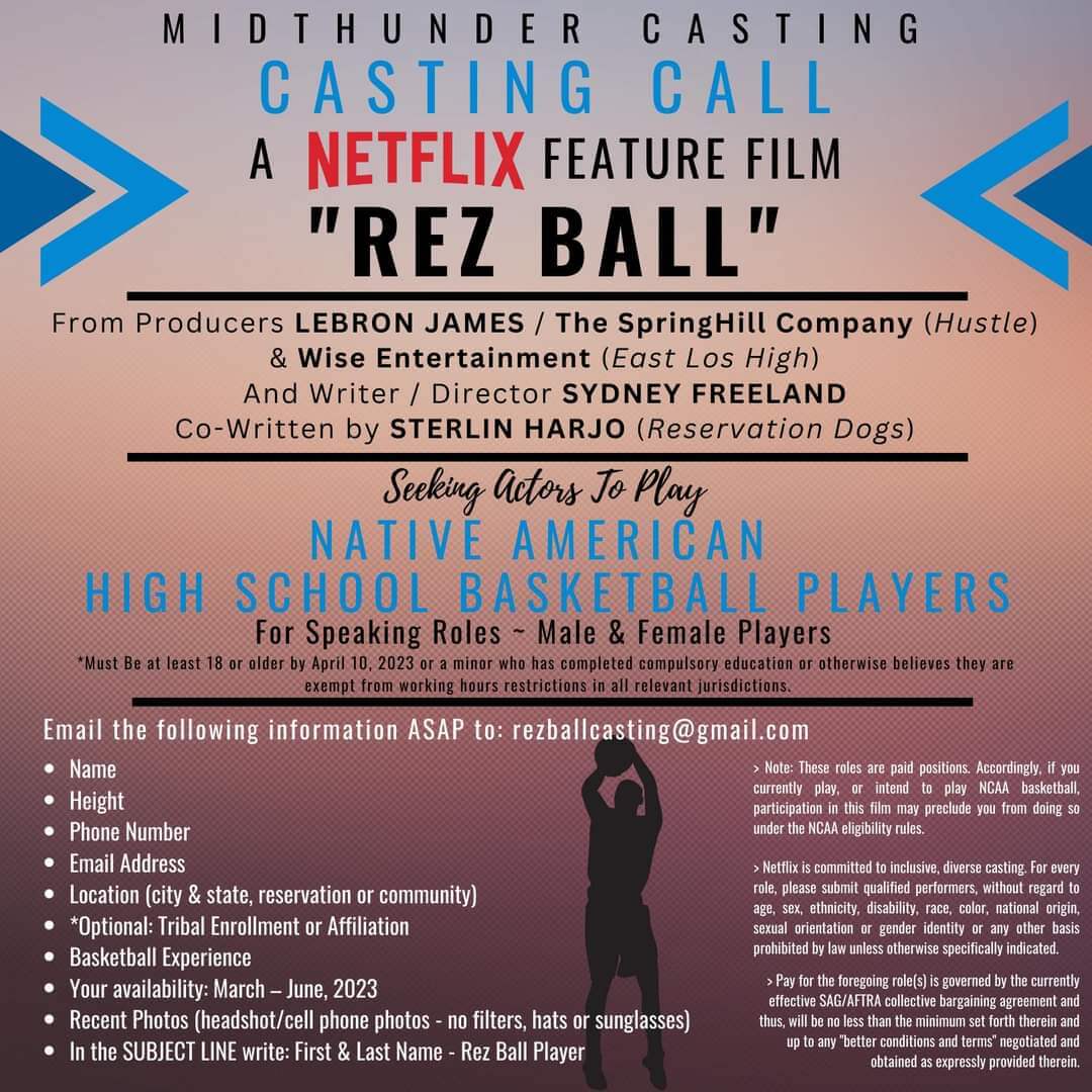 appel à casting rez ball