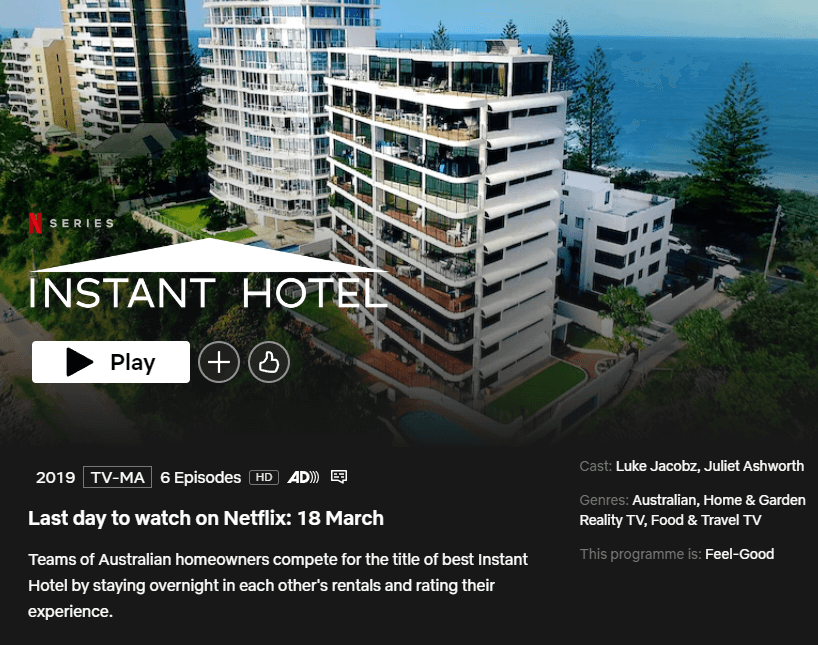 instant hotel removal notice netflix