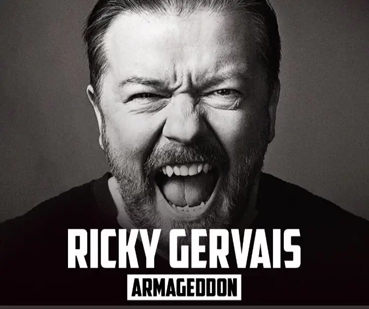 ricky gervais armageddon poster