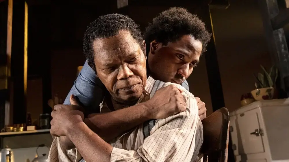 Samuel L. Jackson And John David Washington In The Piano Lesson