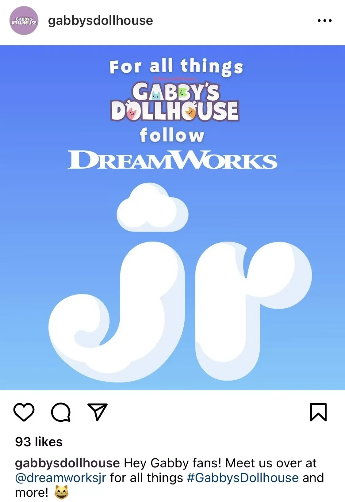 Gabby's Dollhouse Instagram