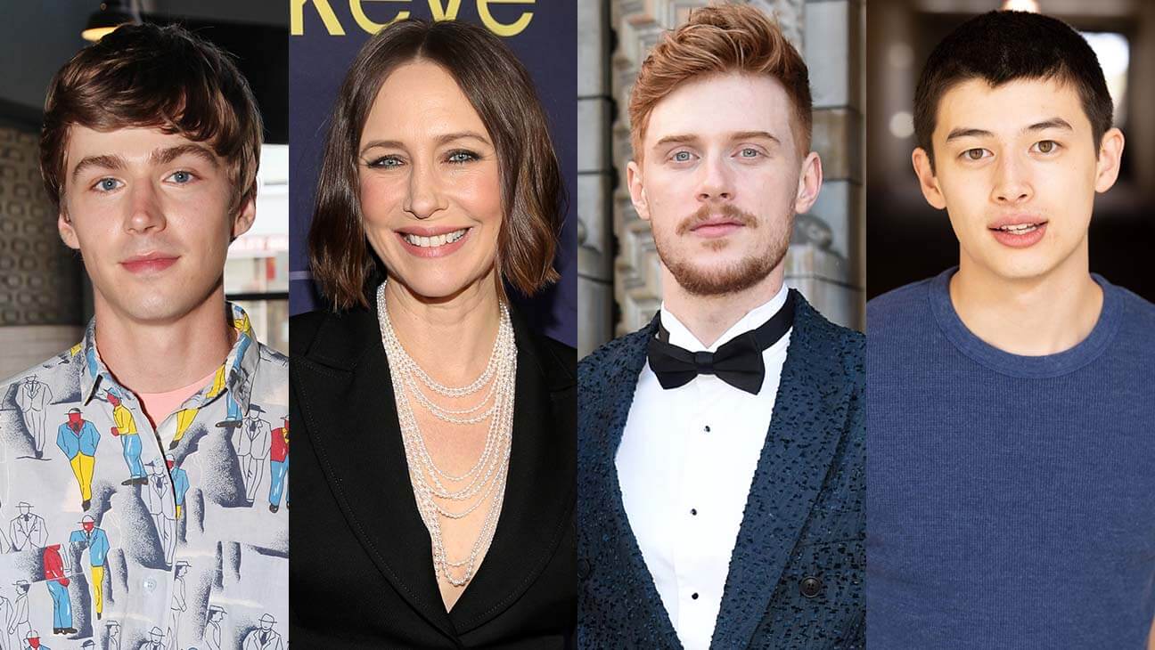 Miles Heizer Vera Farmiga Max Parker Liam Oh Split Getty H 2023