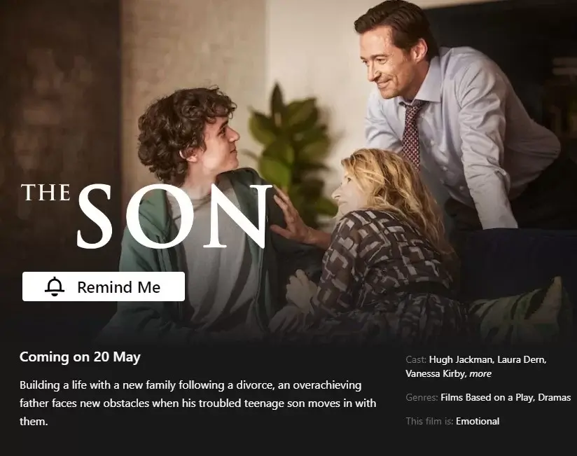 the son netflix us release date