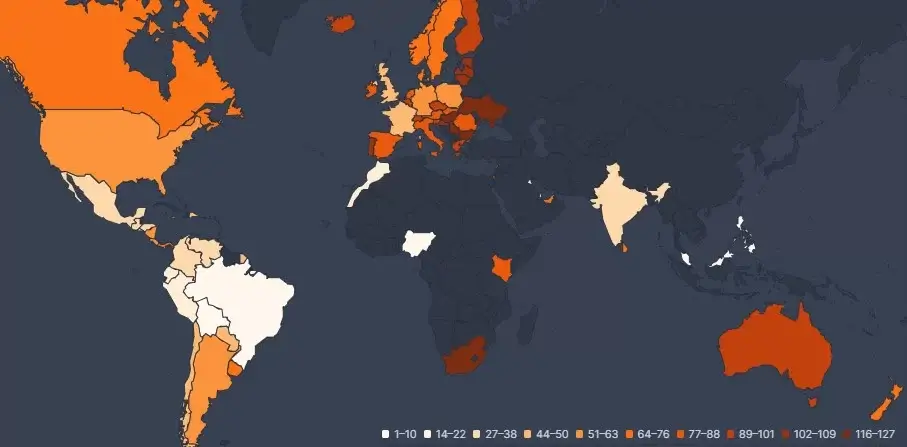 glamorous popularity map by flixpatrol