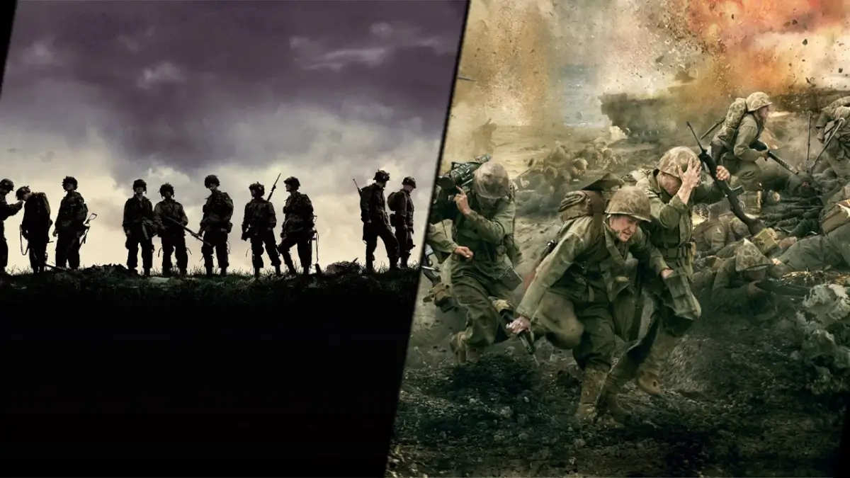 hbo band of brothers and the pacific viene a netflix us fila copia