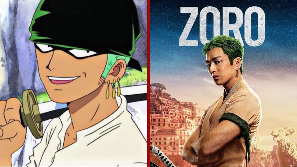 Mackenyu Zoro anime live action one piece comparison