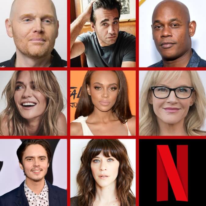 Cast Grid For Netflix Old Dads Movie
