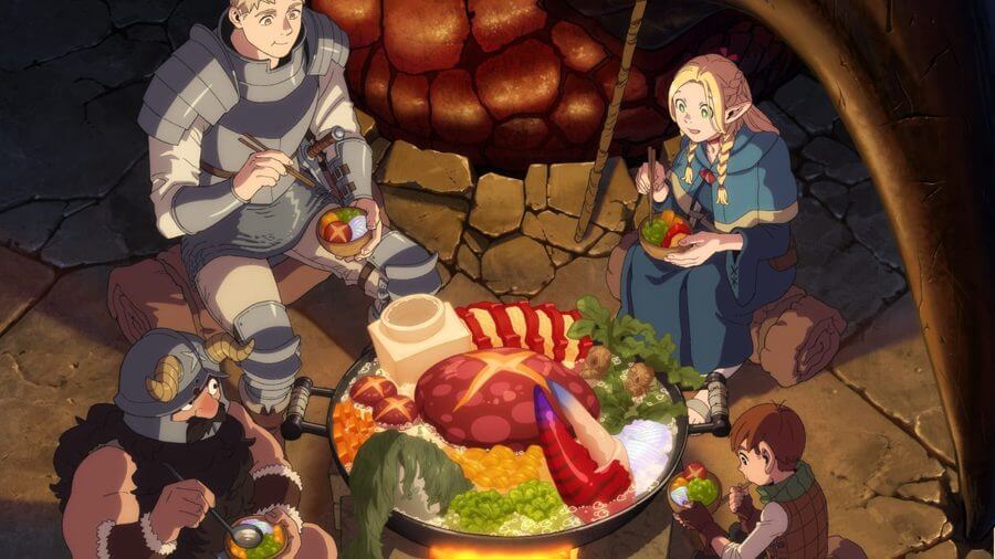 delicious in dungeon netflix anime