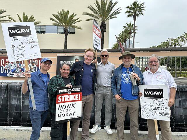 josh weinstein matt greoning on strike