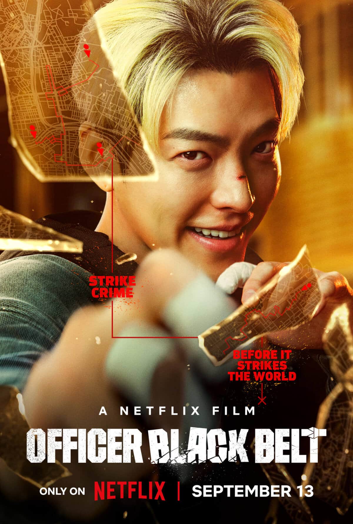 Poster Officer Black Belt K Drama Action Comedy Coming To Netflix In September