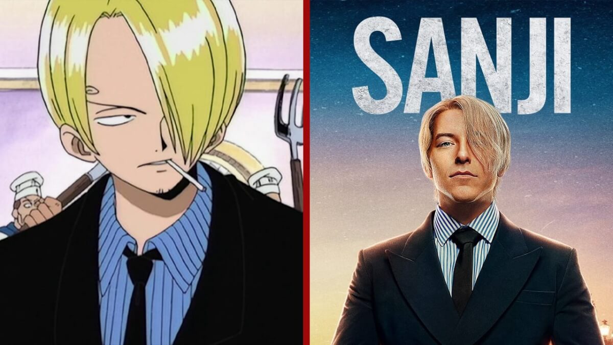 taz skylar sanji anime live action one piece comparison