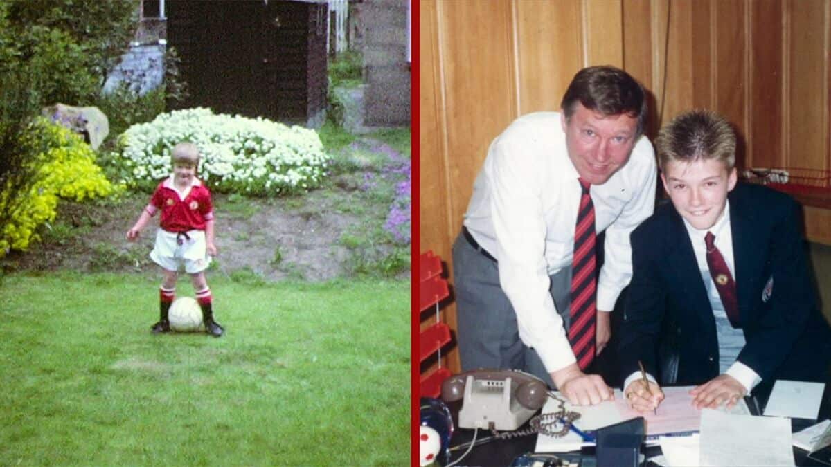 David Childhood Photos Part Beckham Sports Docuseries Coming To Netflix In October