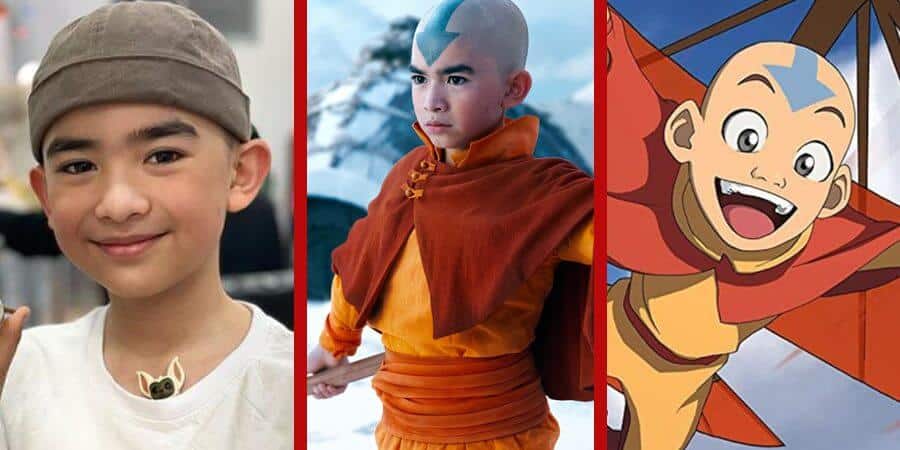 gordon cormier as aang netflix avatar the last airbender