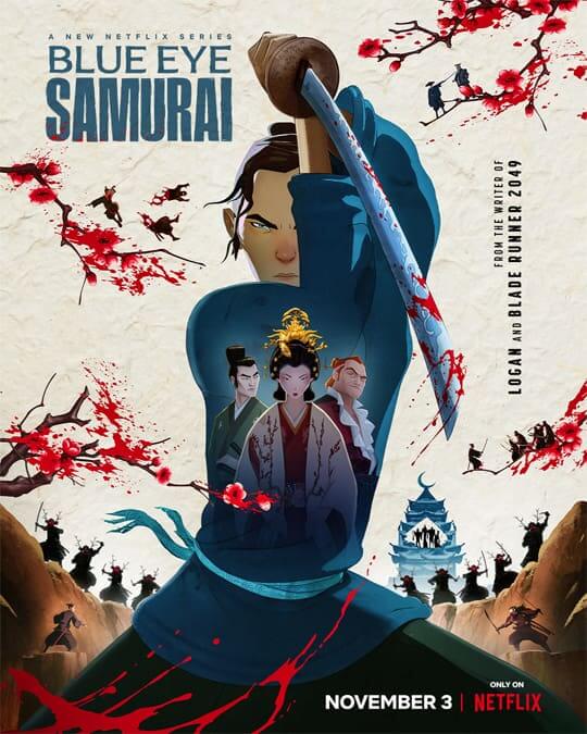 poster blue eyed samurai netflix anime november