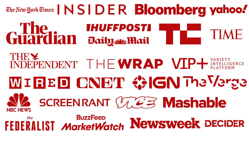 what's on netflix cited in news outlet logos