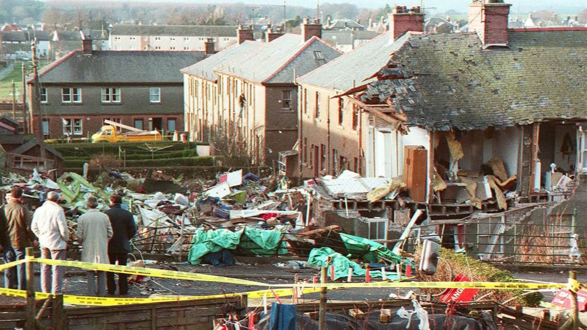 debris crash aftermath lockerbie netflix bbc co production