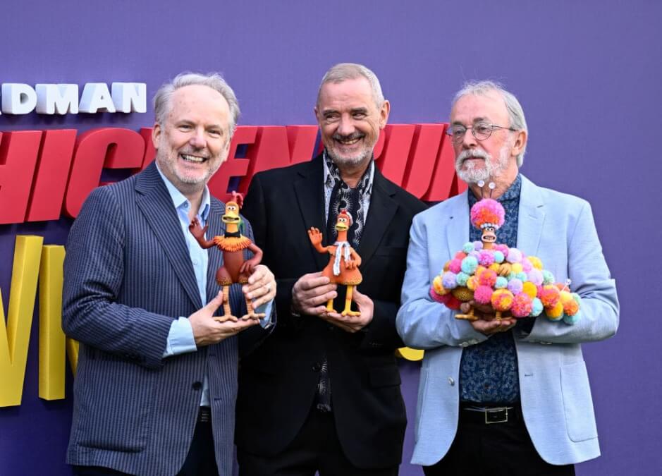 nick park sam fell peter lord chicken run dawn of the nugget premiere bfi film festival