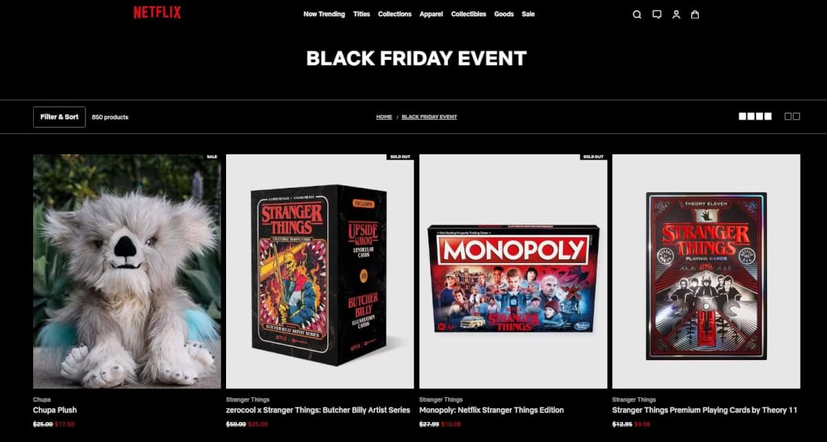 netflix black friday event