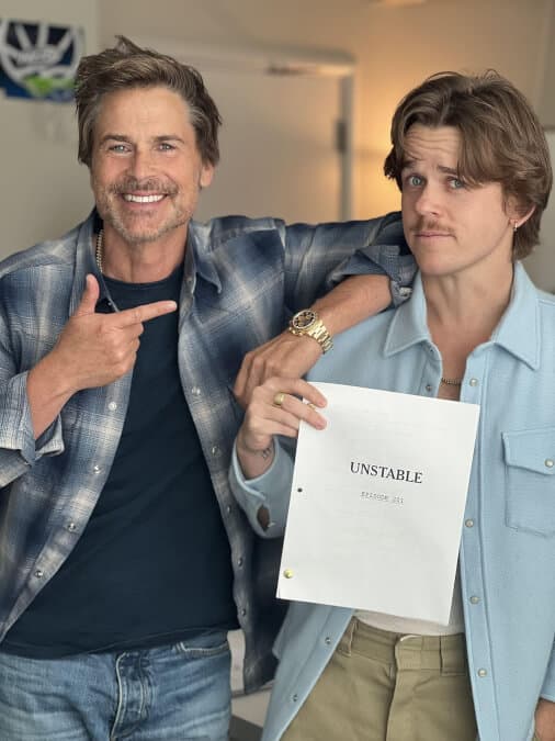 Rob Lowe And John Owen Lowe Announce S Of Unstable. Cr. Netflix/