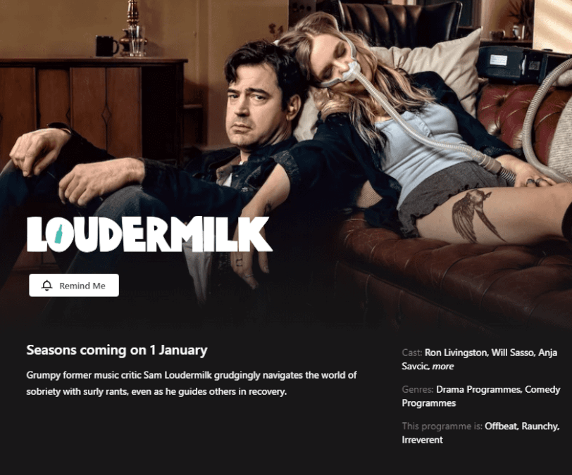 loudermilk netflix app release date