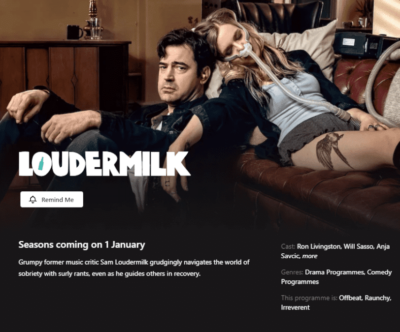Loudermilk Netflix App Release Date