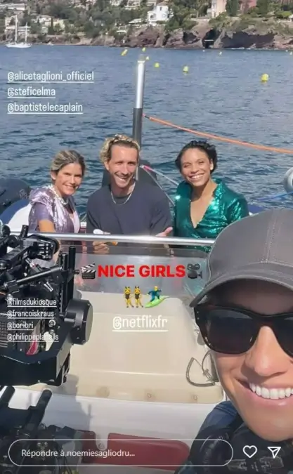 nice girls filming netflix