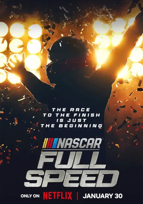 NASCAR-Poster Full-Speed-Sportdokumentationsserie kommt im Januar 2024 zu Netflix
