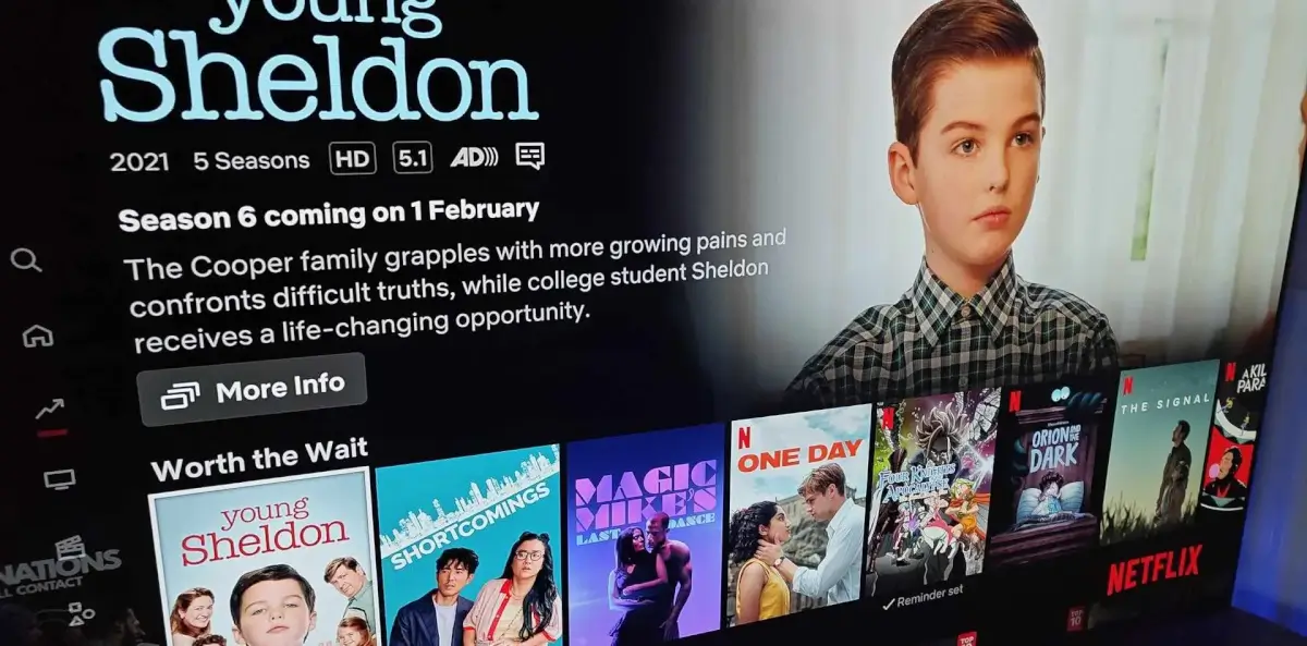 Young Sheldon Season Notification