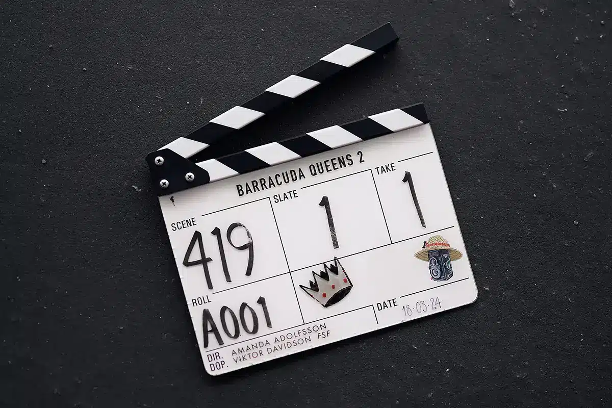 Barracuda Queens Clapper Board For Season