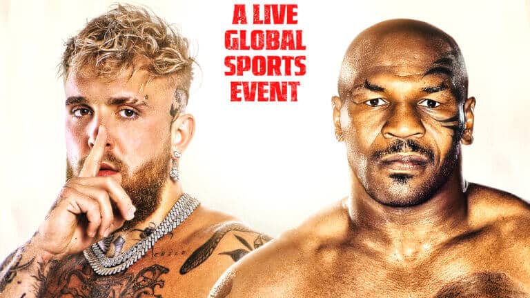 Jae Paul Vs Mike Tyson Live And Exlcusive On Netflix In July