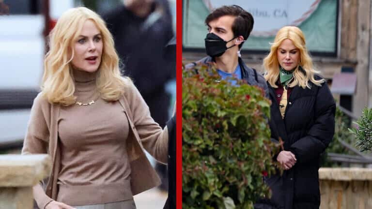 *Exclusive* Nicole Kidman And Her Co Stars Zac Efron And Shirley Maclaine Are Spotted On The Set Of 'A Family Affair' In Malibu