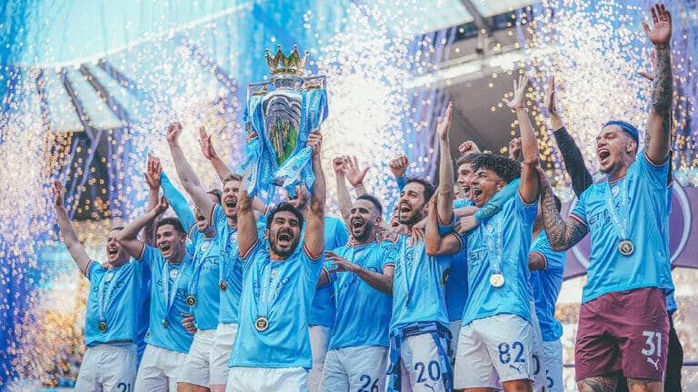 Together Treble Winners Man City Treble Winning Season Doc Coming To Netflix In April