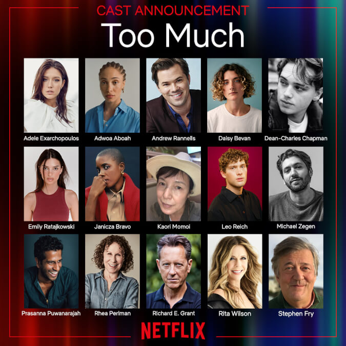 Too Much Cast Announcement Netflix