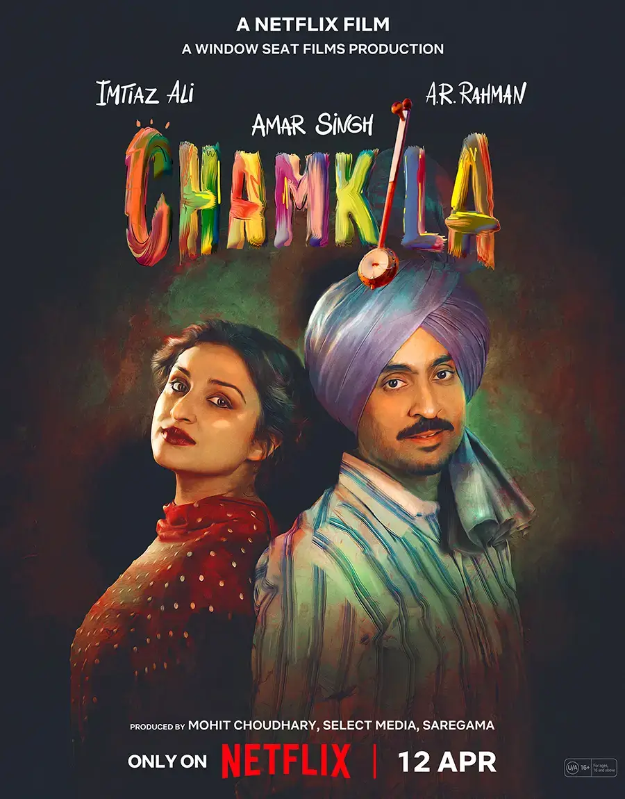 Amar Singh Chamkila Poster