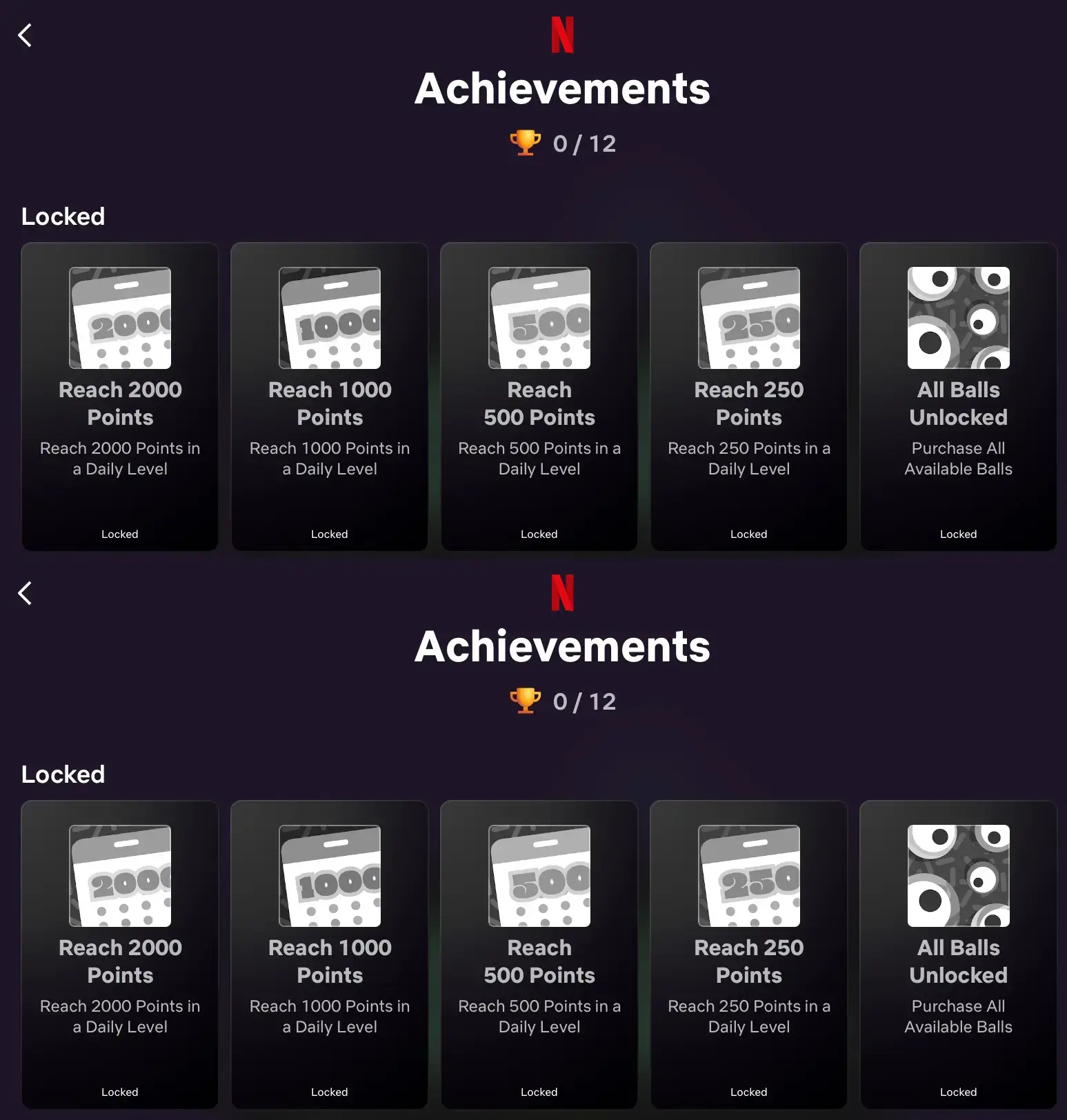 Achievements In Netflix Games Achievements In Netflix Games