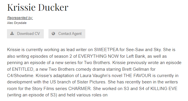 Krissie Drucker Cv Everything Now Season