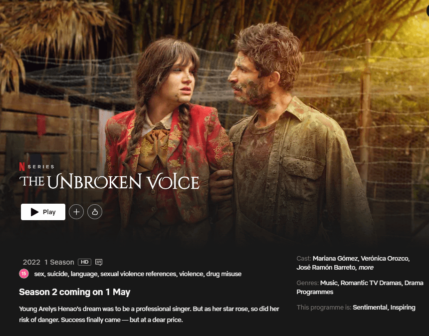Unbroken Voice Season Confirmation