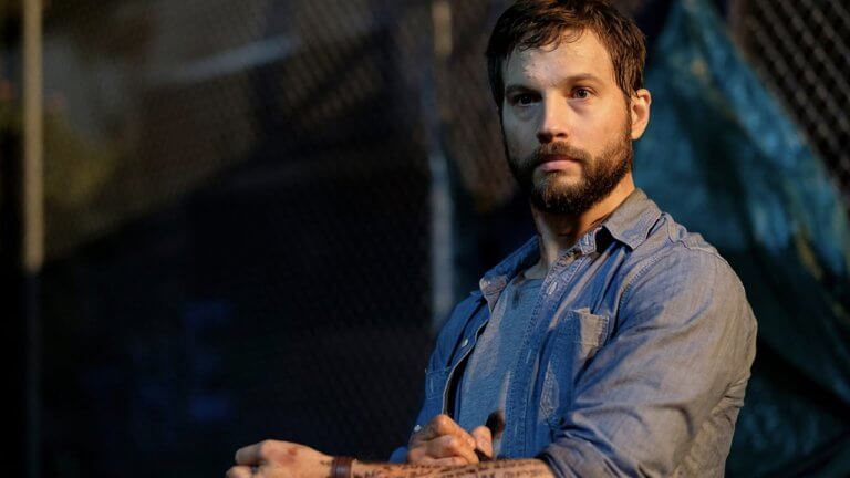 Upgrade Is A 2018 Cyberpunk Action Body Horror Film Written And Directed By Leigh Whannell And Starring Logan Marshall Green, Betty Gabriel, And Harrison Gilbertson. This Photograph Is For Editorial Use Only And Is The Copyright Of The Film Company An