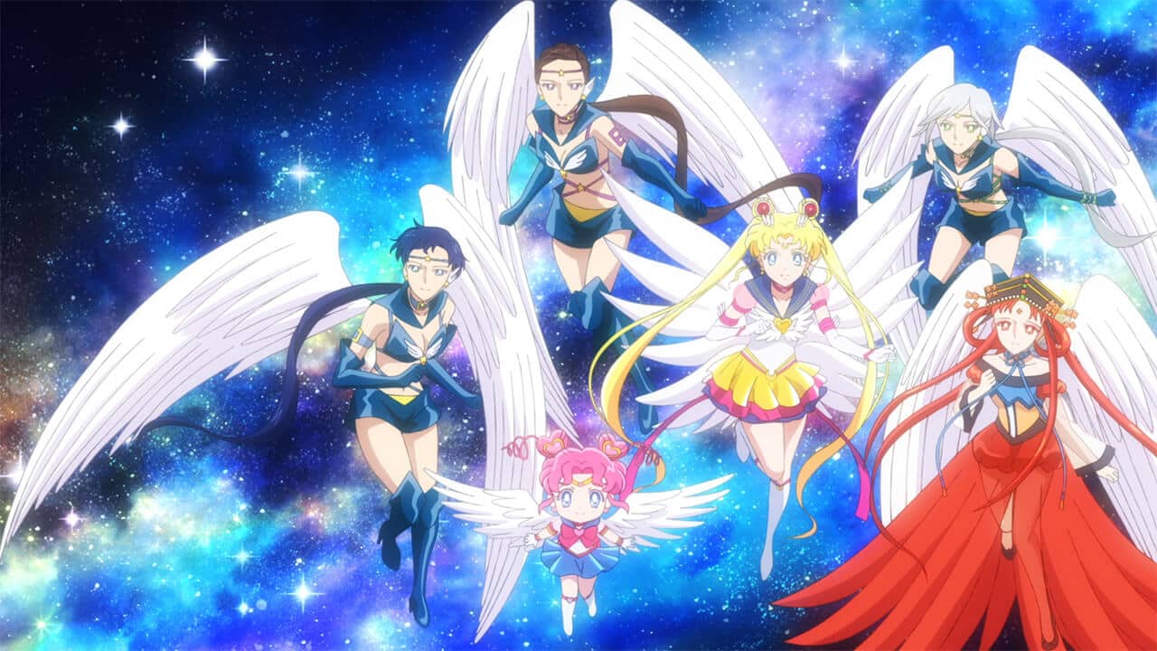 Sailor Starlights Pretty Guardian Sailor Moon Cosmos The Movie Part &Amp; Part Coming To Netflix In August