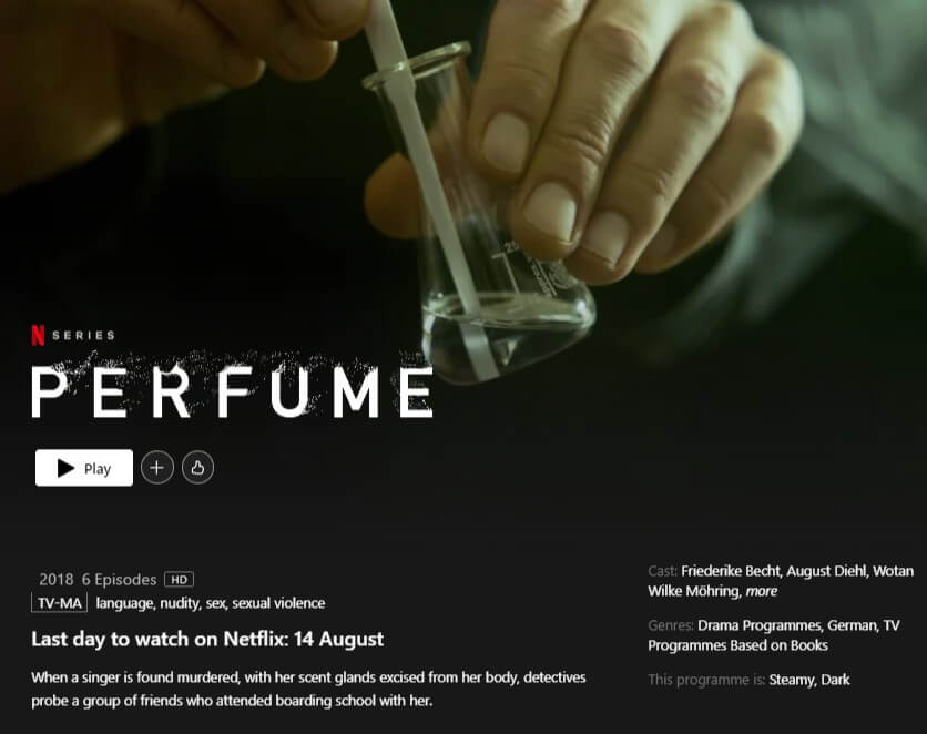 Perfume Leaving Netflix Date