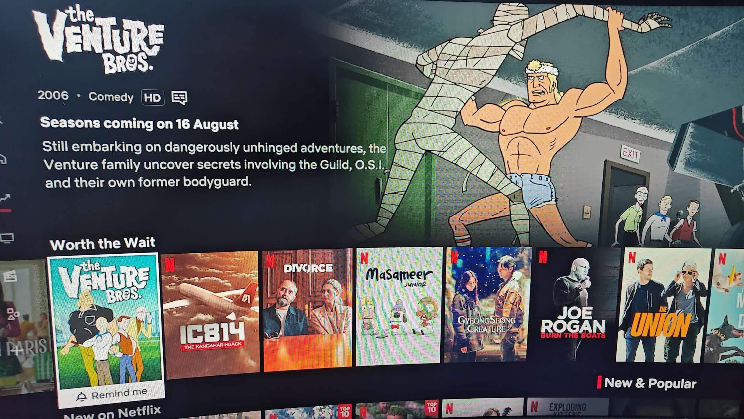 The Venture Bros Netflix Ekleme Tarihi Netflix Uygulamasında