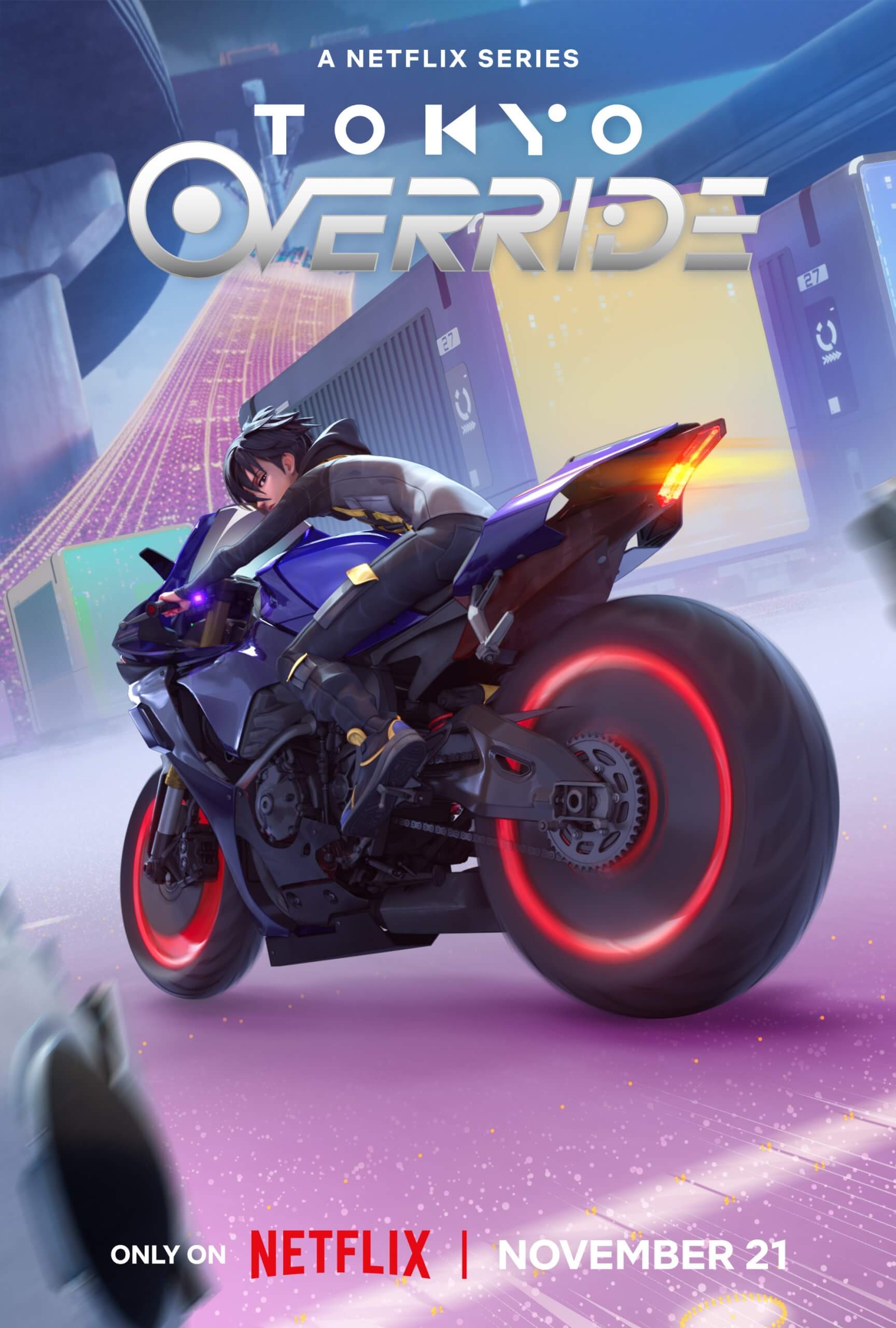 Poster Tokyo Override Netflix Anime Sets November Release Scaled