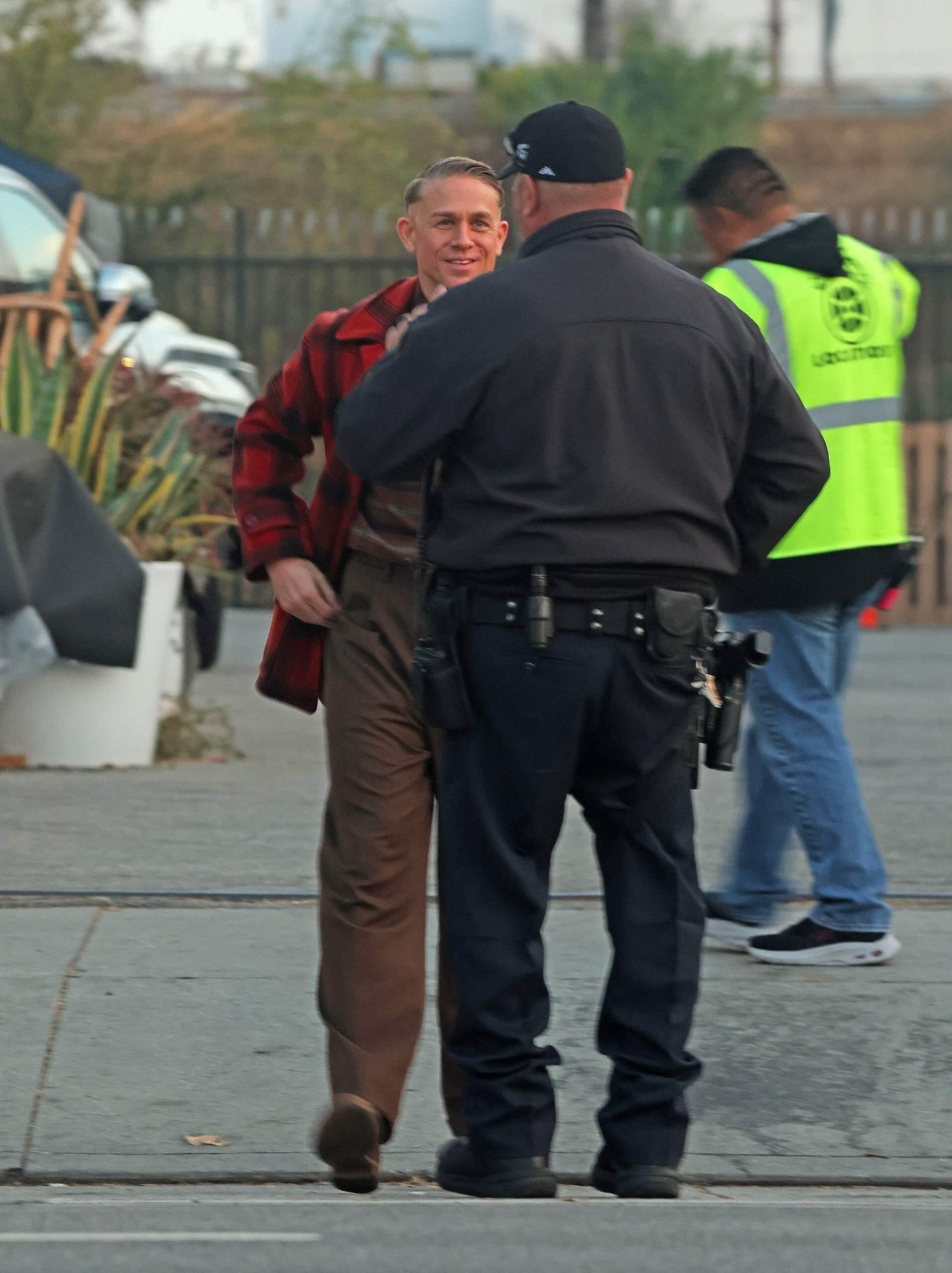 *Exclusive* First Look! Charlie Hunnam Seen For The First Time As Notorious Serial Killer, Ed Gein, On The Set Of The Next Netflix 'Monster' Anthology ** Web Must Call For Pricing **