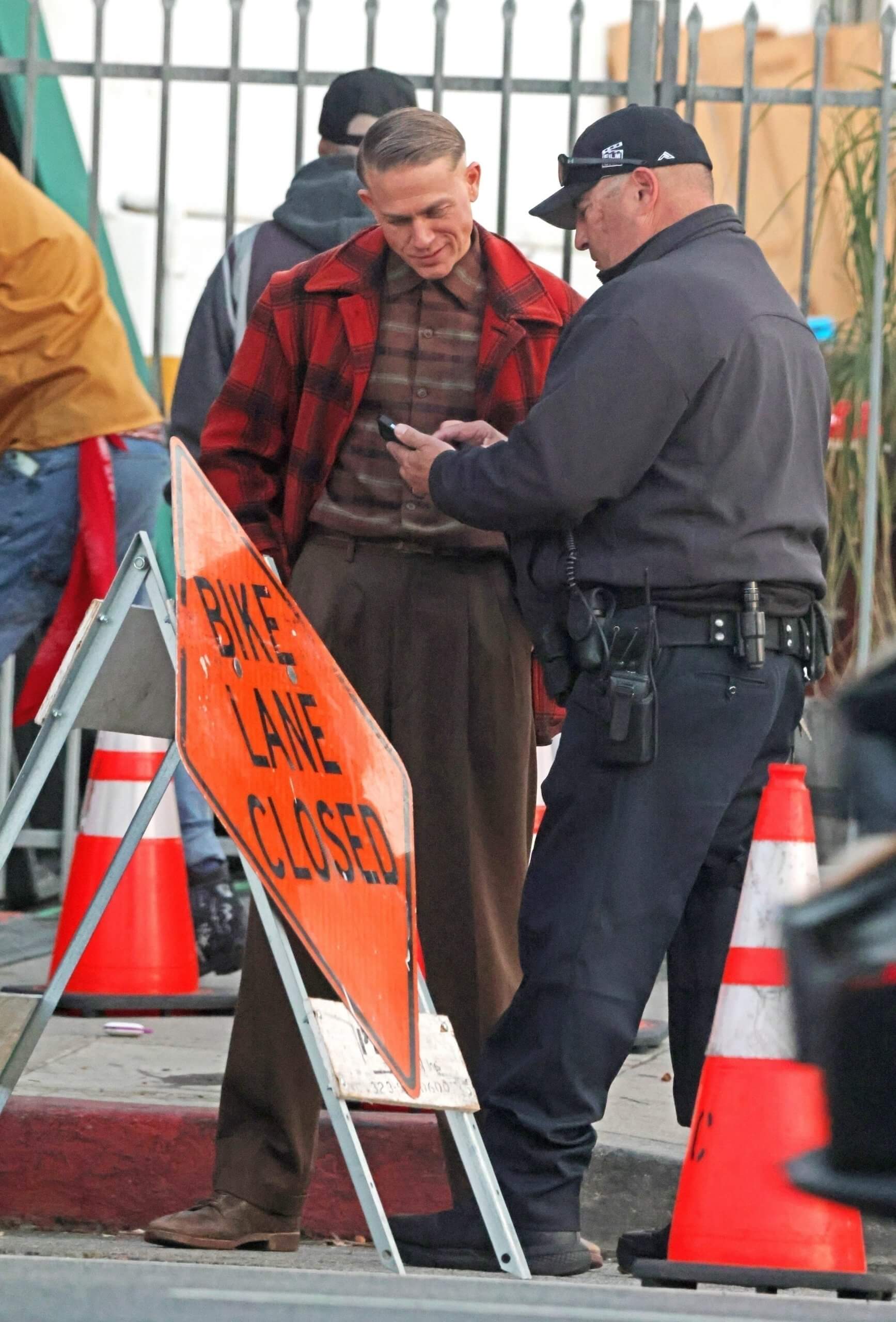*Exclusive* First Look! Charlie Hunnam Seen For The First Time As Notorious Serial Killer, Ed Gein, On The Set Of The Next Netflix 'Monster' Anthology ** Web Must Call For Pricing **
